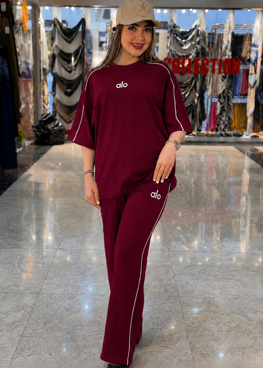 Ref 04 : Ensemble Lounge Oversize à Liseré