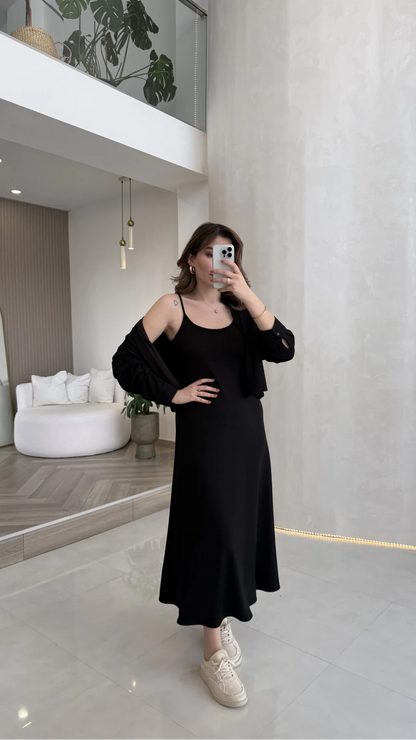 Ref 14 : Ensemble Robe à Bretelles & Chemise