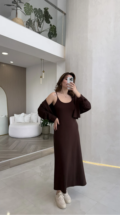 Ref 14 : Ensemble Robe à Bretelles & Chemise