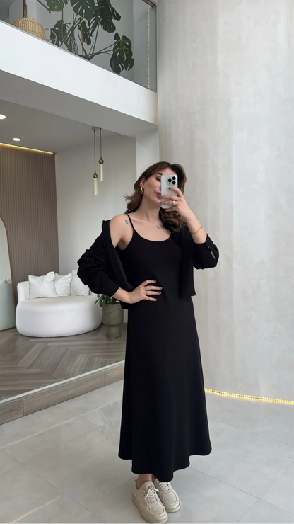 Ref 14 : Ensemble Robe à Bretelles & Chemise