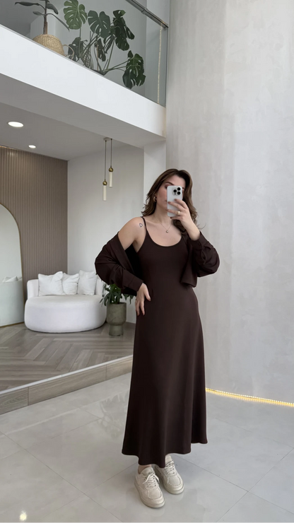 Ref 14 : Ensemble Robe à Bretelles & Chemise