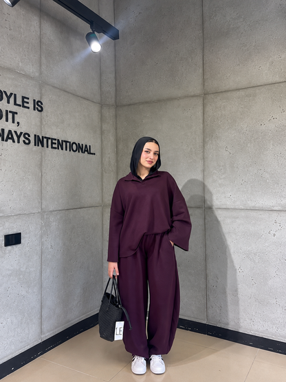 Ref 24 : Ensemble Femme 2 Pièces Oversize – Élégant & Confortable