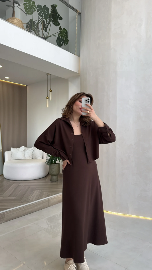 Ref 14 : Ensemble Robe à Bretelles & Chemise