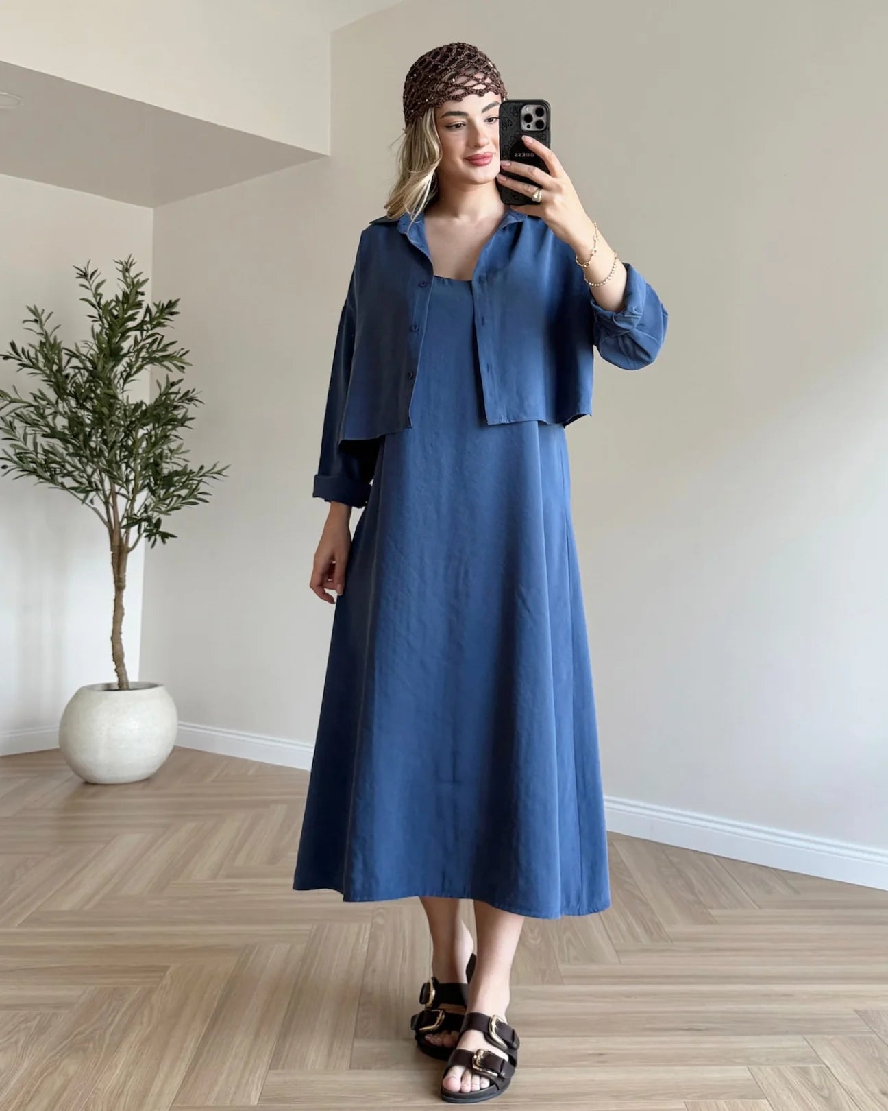 Ref 20 : La Robe Bohème Chic et son Gile